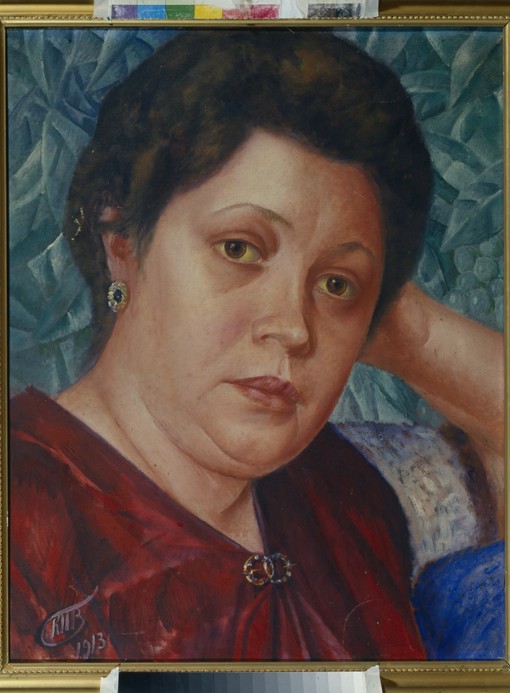 Portrait of the Opera singer Vera Petrova-Zvantseva from Kosjma Ssergej. Petroff-Wodkin