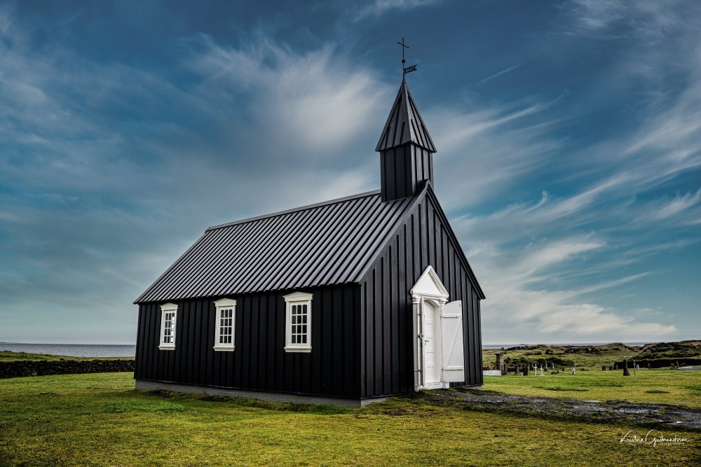 Black Church in Iceland from Kristvin Gudmundsson