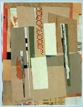 Railway, 2nd Class, 1923 (collage)