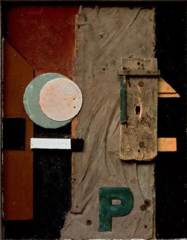 Merz Picture P Pink from Kurt Schwitters