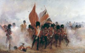 Scots Guards saving the Colours at Alma, 1854