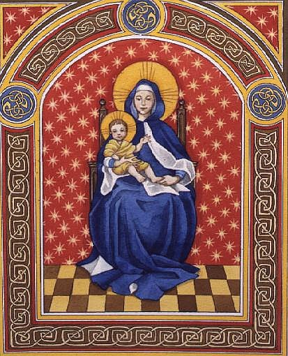 Madonna and Child (w/c) from Lavinia  Hamer
