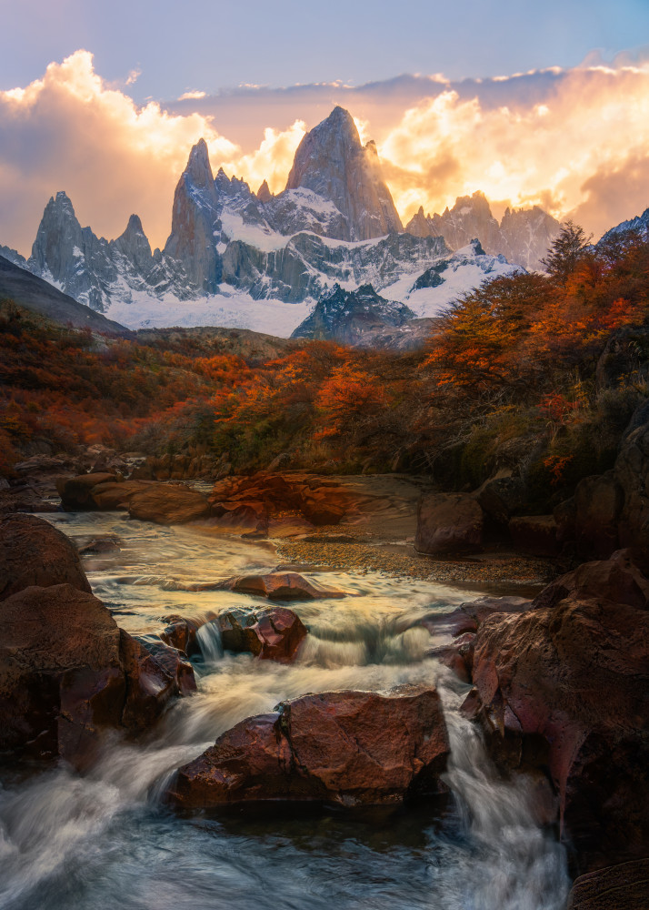 Sunset on Mount Fitz Roy from Leah Xu
