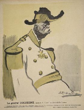 General Duchesne, member of the War Council, illustration from Lassiette au Beurre: Nos Generaux, 12