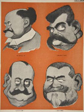 Mouquin, Cochefert, Laurent, Hamard, illustration from Lassiette au Beurre: La Police, 23rd May 1903