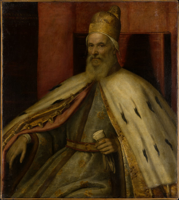 Portrait of the Doge Marcantonio Memmo (1537-1615, Doge since 1612) from Leandro Bassano