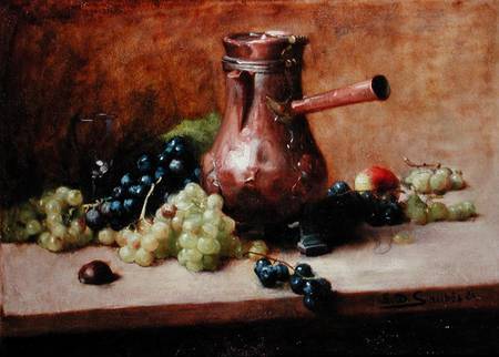 Still Life with Grapes from Leon Daniel Saubes