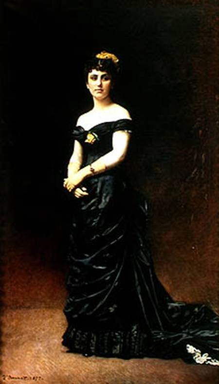 Portrait of Madame Bishoffsheim from Leon Joseph Florentin Bonnat