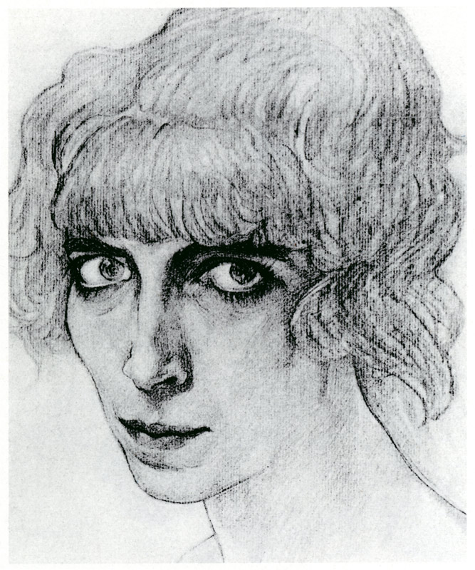 Portrait of Marchesa Luisa Casati from Leon Nikolajewitsch Bakst