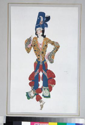 Costume design for the ballet Sheherazade by N. Rimsky-Korsakov