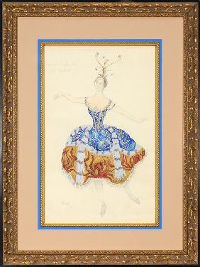 La Princesse Enchantée. Costume design for the ballet The Sleeping Princess