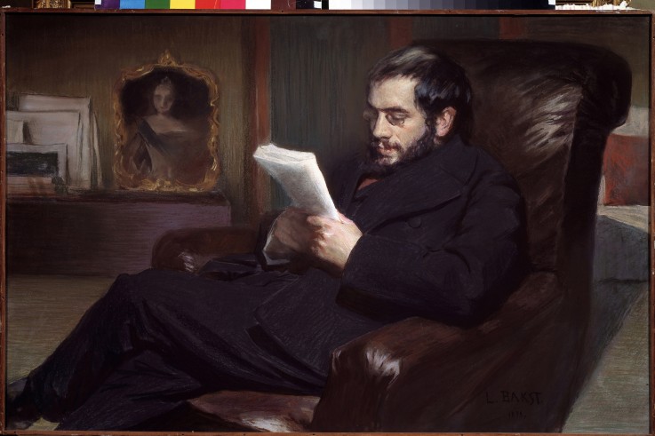 Portrait of the artist Alexander Benois (1870-1960) from Leon Nikolajewitsch Bakst