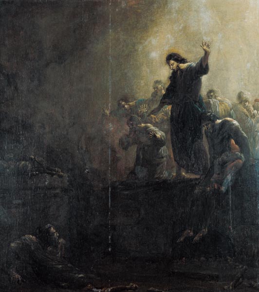 The Auferweckung of the Lazarus. from Leonard Bramer