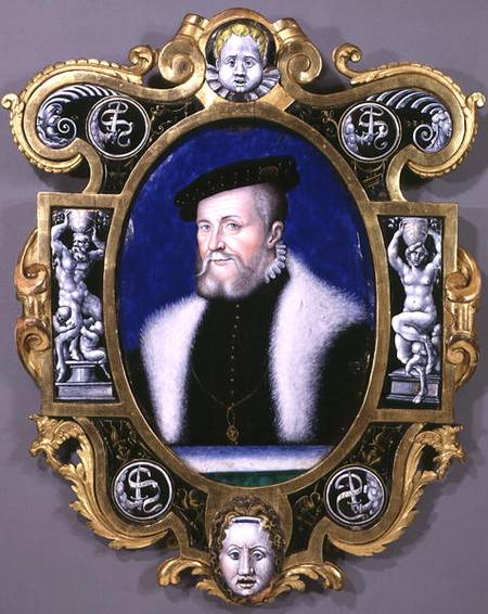 Portrait of Anne First Duke of Montmorency (1493-1567) 1556 from Leonard Limousin