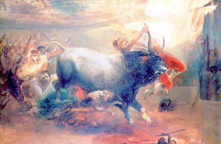The Bull Fight from Leonardo Alenza