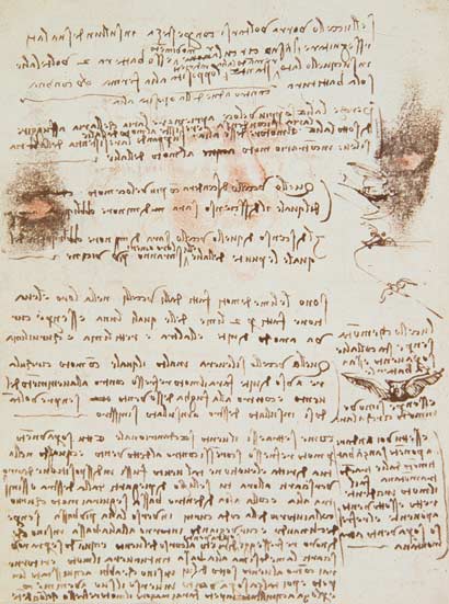 Manuscript page from Codici Rari III 35.2 from Leonardo da Vinci