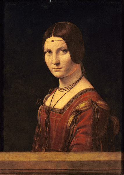 Portrait of a young woman from Leonardo da Vinci