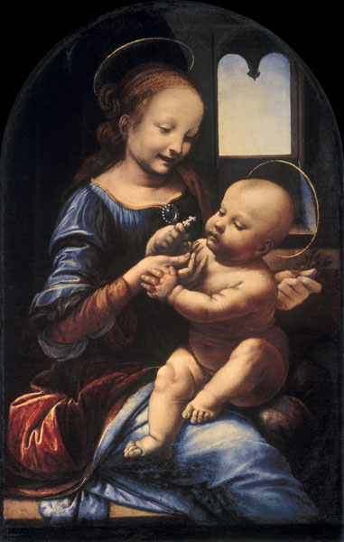 Madonna Benua (Madonna with the flower) from Leonardo da Vinci