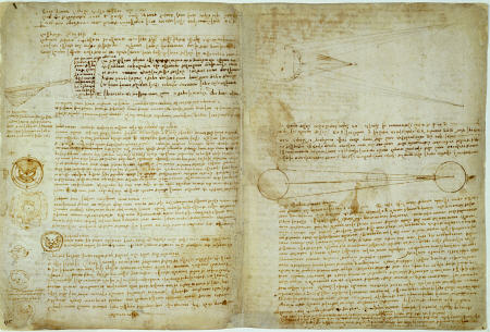 The Codex Hammer Pages 48-51 from Leonardo da Vinci