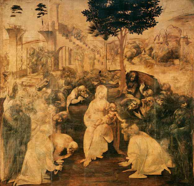 Adoration of the Magi from Leonardo da Vinci