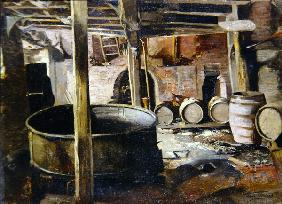 The Old Brewery, 1895 (oil on canvas) 