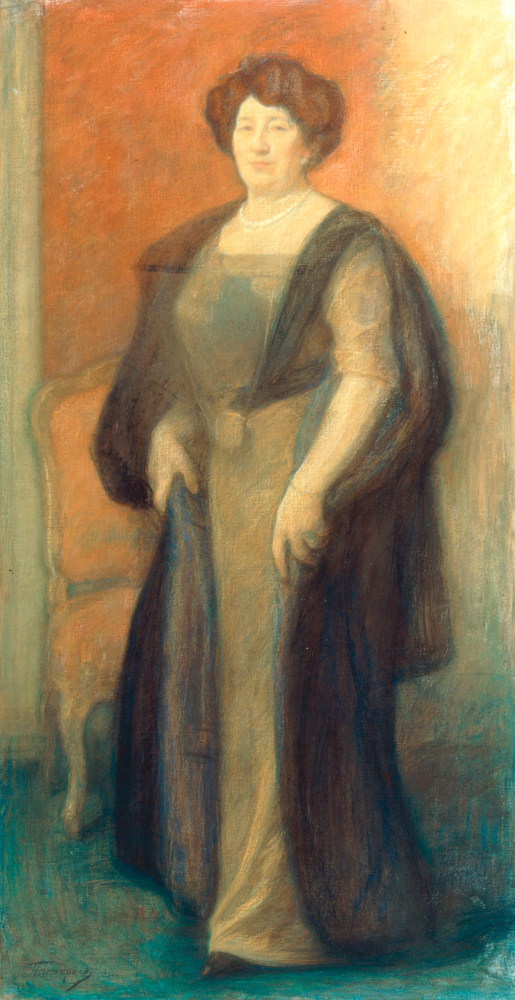 Portrait of Anna Borisovna Visotskaya from Leonid Ossipowitsch Pasternak