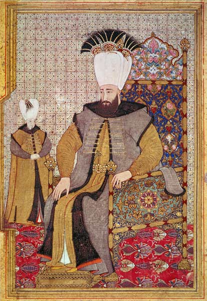 Sultan Ahmet III (1673-1736) and the heir to the throne from Levni