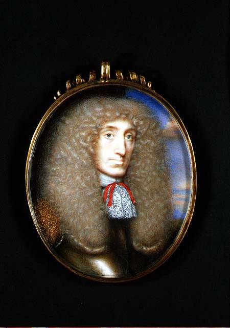 Miniature of Robert Kerr, 4th Earl of Lothian from Lewis Cross