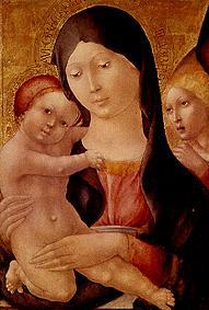 Maria with the child and an angel from Liberale da Verona