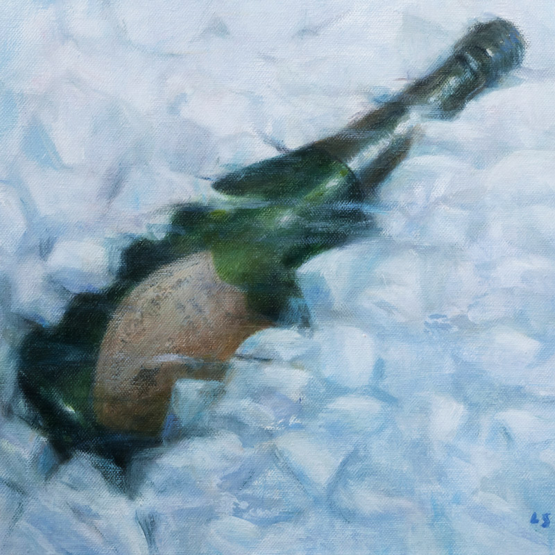 Champagne on ice from Lincoln  Seligman
