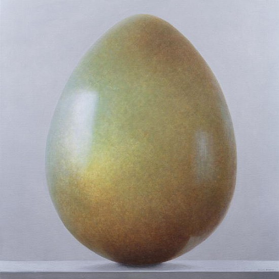 Bronze age Egg (acrylic on canvas)  from Lincoln  Seligman