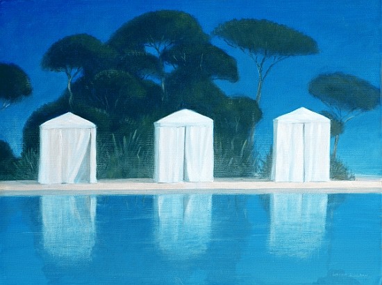 Pool Tents (oil on canvas)  from Lincoln  Seligman