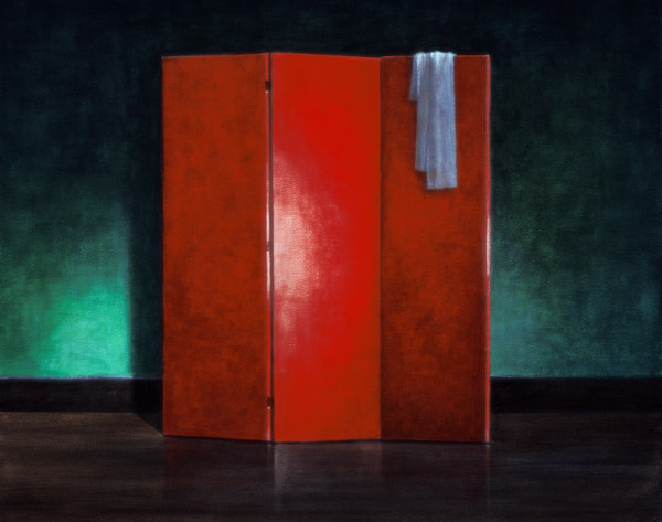 Red Screen, 1990 (acrylic on canvas)  from Lincoln  Seligman