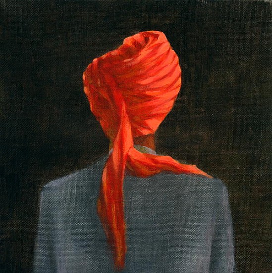Red turban, 2004 (acrylic on canvas)  from Lincoln  Seligman