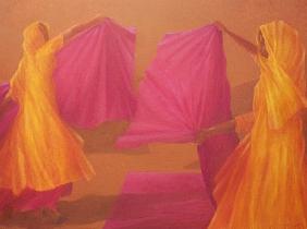 Folding Saris