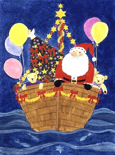 Santa''s Boat  from Linda  Benton