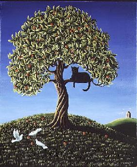 Cat in a Peach Tree, 1989 