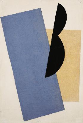 Composition (Blue-Yellow-Black)
