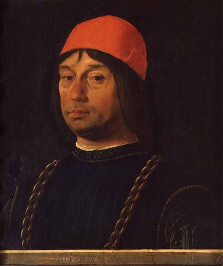 Portrait of Giovanni Bentivoglio from Lorenzo Costa
