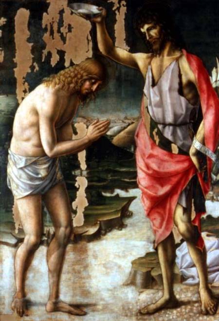 The Baptism of Christ from Lorenzo d'Alessandro  da Severino II