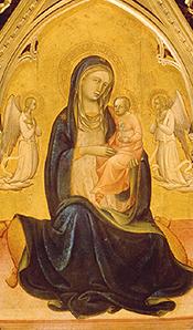 Maria mit dem Kind und Engeln (Madonna der Demut)