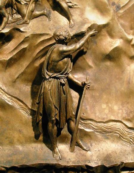The Story of Cain and Abel, detail of Cain, original panel from the East Doors of the Baptistery from Lorenzo Ghiberti