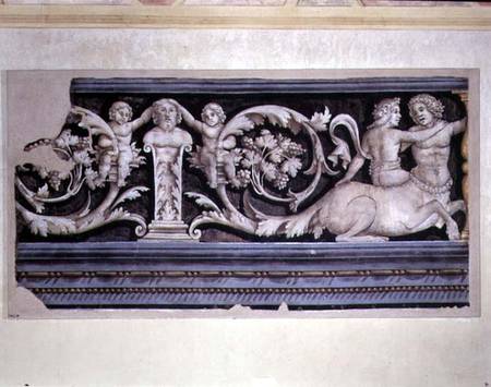 Fragment of a fresco with mythological decoration from Lorenzo Leonbruno