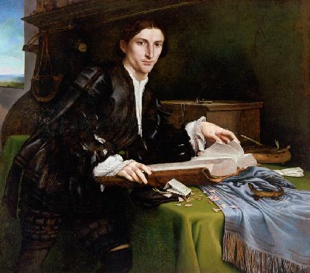 Lotto / Young Man in his Study / c.1527