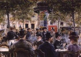 Cafe Scene in Paris
