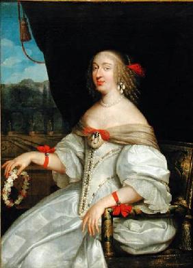 Portrait of Anne-Marie-Louise d'Orleans (1627-93) Duchess of Montpensier