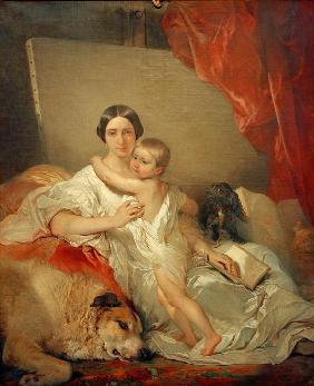Madame Louis Gallait et sa fille