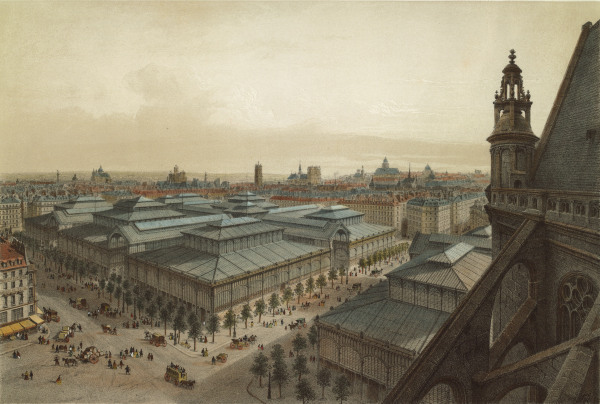 Paris, Les Halles from Louis Jules Arnout