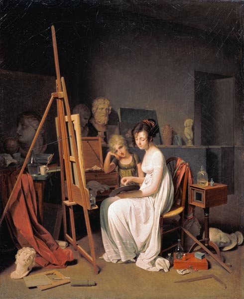 Im Atelier des Malers from Louis-Léopold Boilly