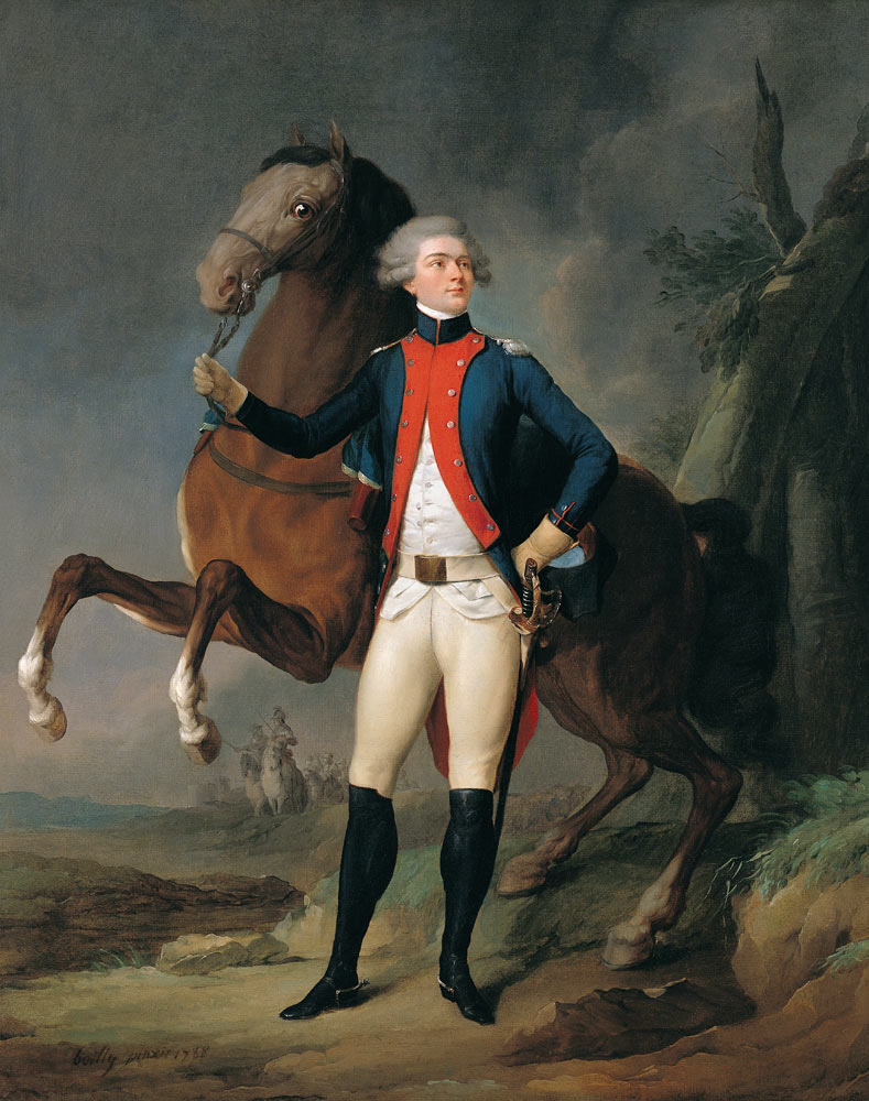 Portrait of Gilbert Motier the Marquis De La Fayette (1757-1834) from Louis-Léopold Boilly